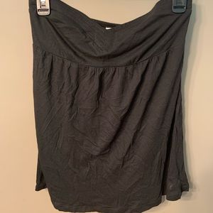 American Eagle Black Strapless Top